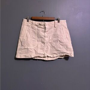American Eagle light khaki mini skirt size 14
